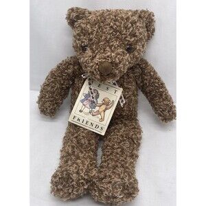 Best Friends Teddy Bear 1985 AMC Associate Merchandising Corp. Heart ribbon tie